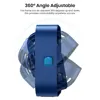 TOPK Mini Portable Fan,USB Desk Fan Table,Quiet 3 Speed Wind Personal Fan 360°Rotatable Head Standing Fans for Room Camping Hom 5