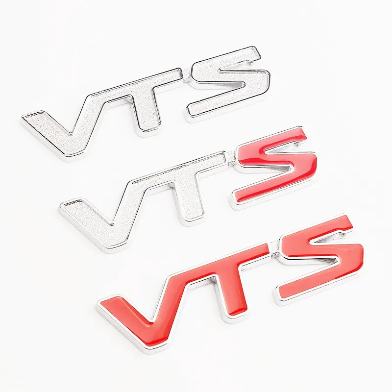 3D Metal Vts Badge Emblem Decalcomania Adesivi Logo Per Citroen C2 C3 C4 Quatre Saxo Xsara Picasso Car Styling Accessori Auto