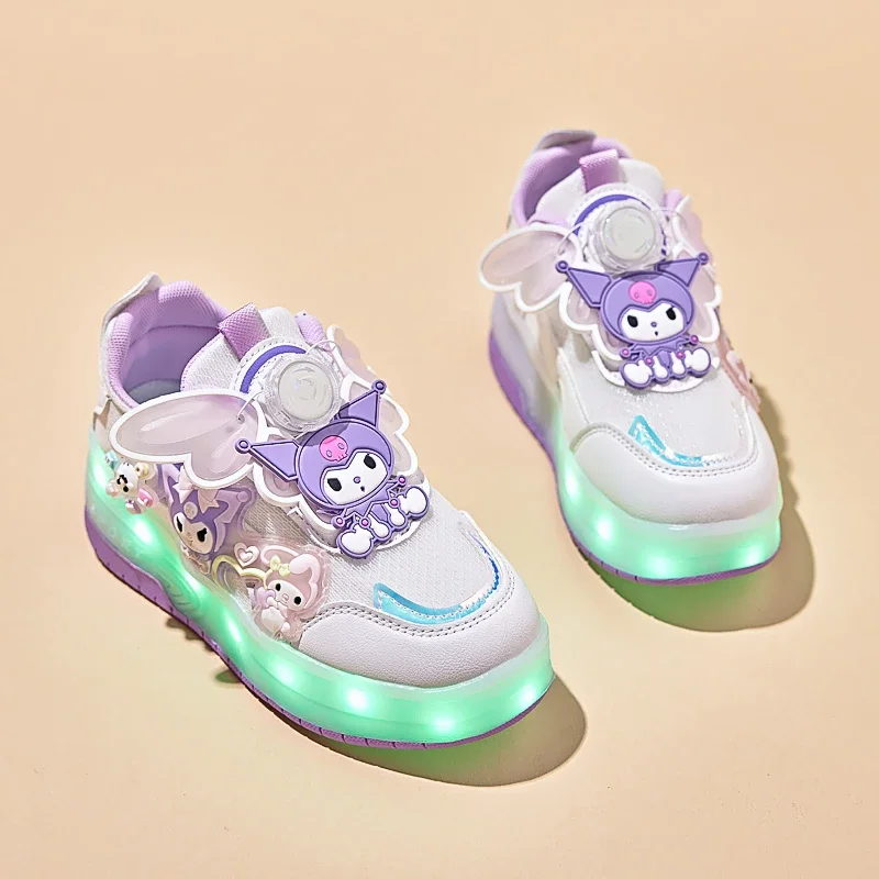 مصباح ليد للأطفال أحذية تزلج دوارة بنين بنات 2 عجل...