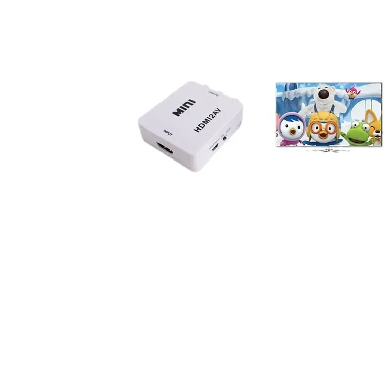 Mini HDMI To AV Converter High Definition 1080p Taiwan 165 HDMI2AV Network Tools Computer And Office Equipment
