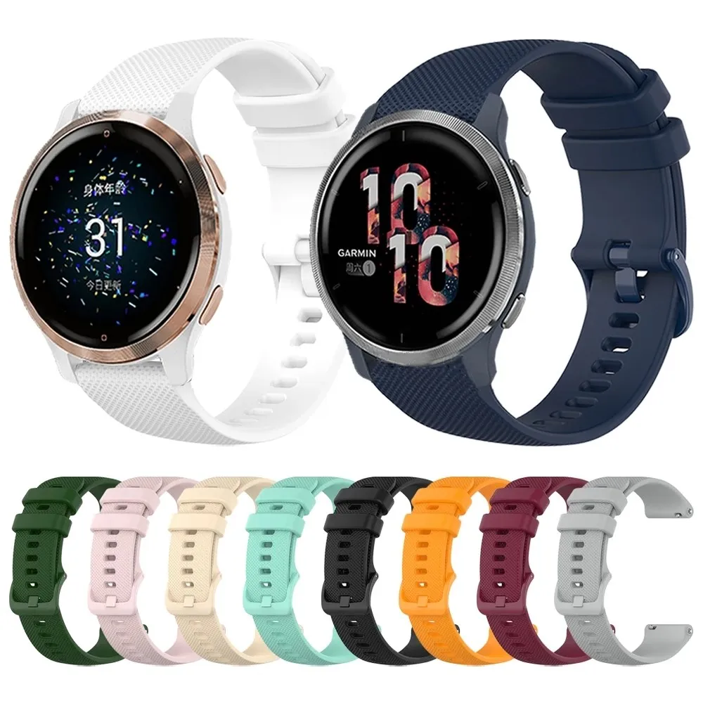 Bracciale Per Garmin Venu 2 S 2 Cinturino Di Ricambio Cinturino In Silicone Per Garmin Vivoactive 4 S 4 Venu2S Venu2 Vivoactive4 S Correa