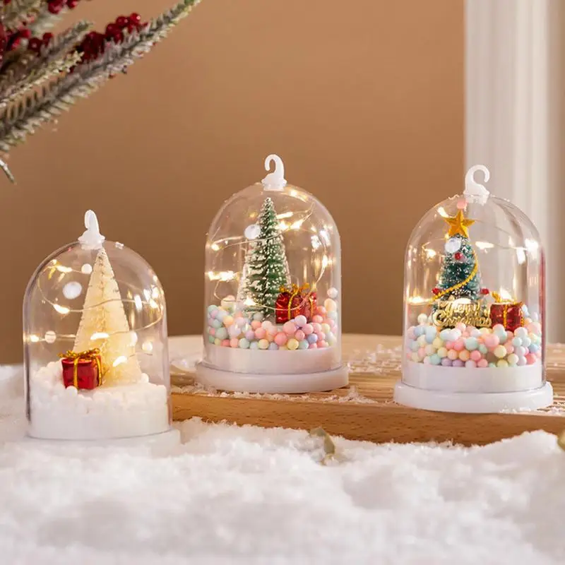 

Christmas night Light Merry Christmas Lantern Decorations for Home 2024 Navidad DIY Craft Gifts Artificial Xmas Tree New Year