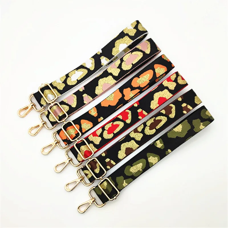 

DIY Bag Parts Accessories Women Handbag Strap Leopard Handle Bags Shoulder Bag Crossbody O Bag Straps Adjustable Wide Bag Belts
