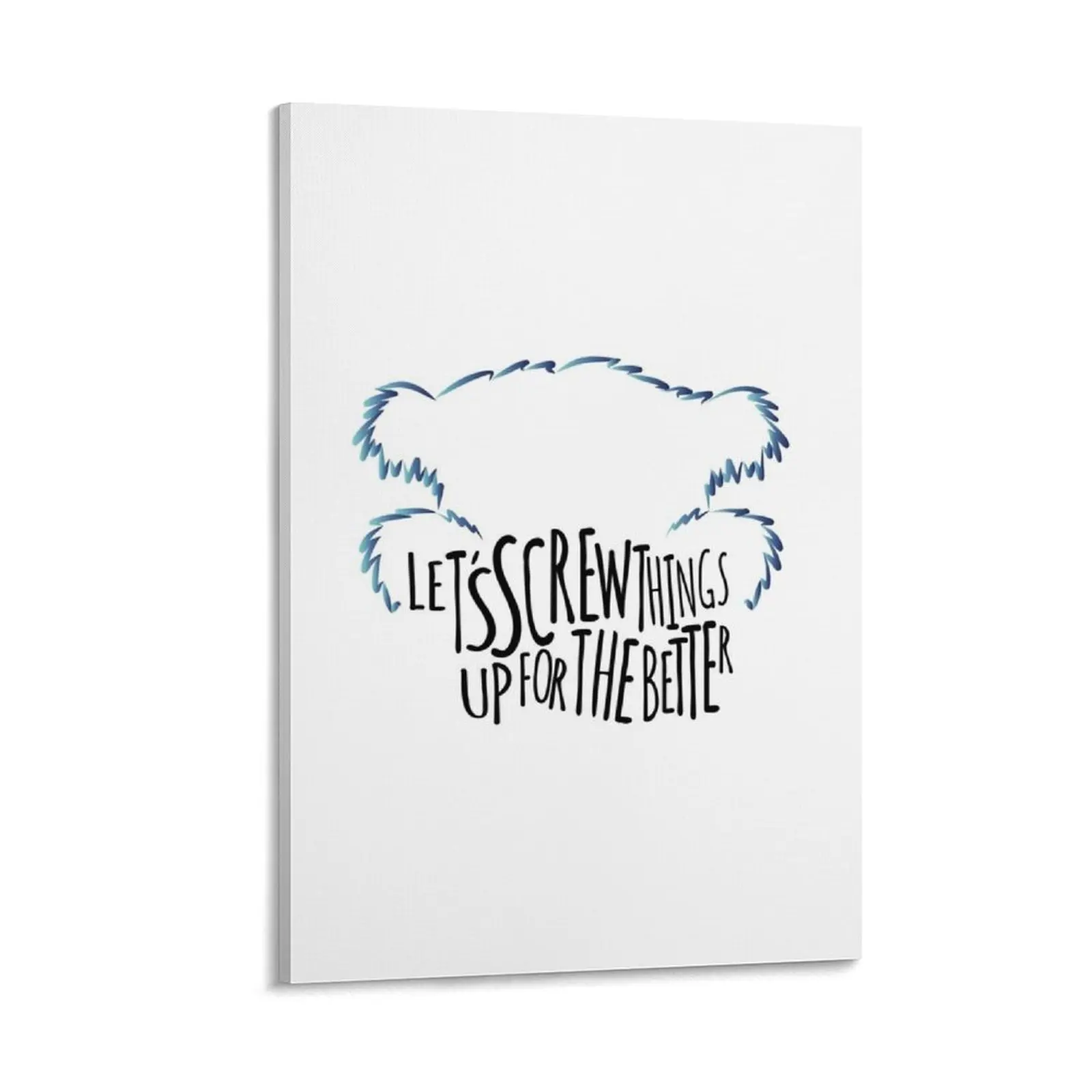 

Beebo - Let's Screw Things Up For The Better Canvas Painting Decoration pictures room wall Decoration for bedroom