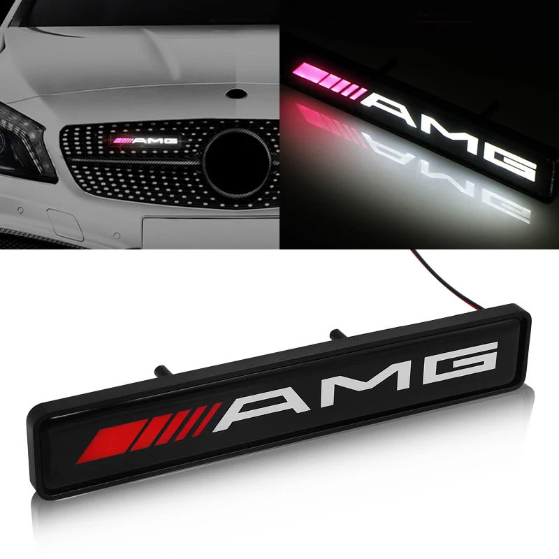 1 шт. значок-эмблема на переднюю решетку капота автомобиля светодиодные