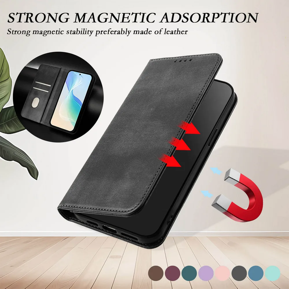 Luxury Leather RFID Book Style Phone Case Cover