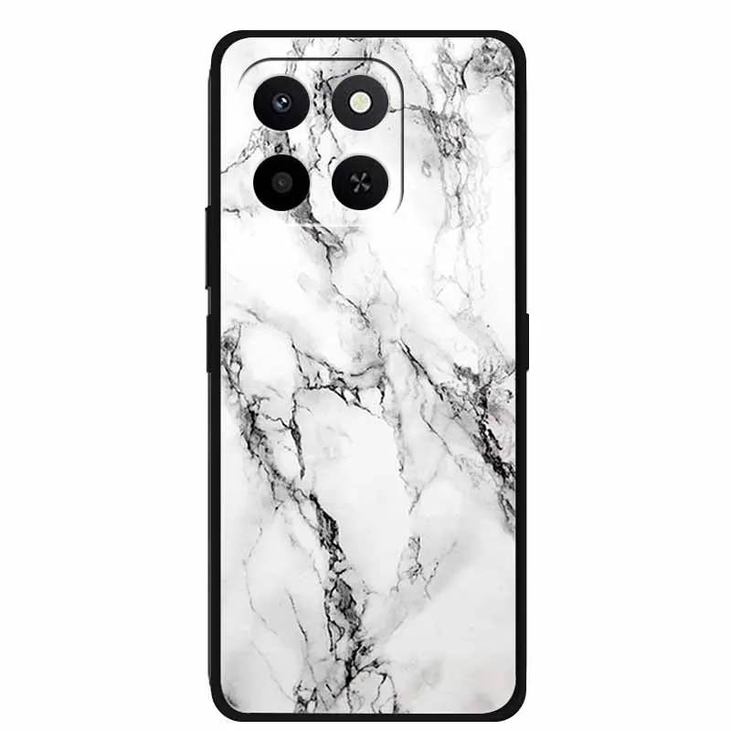 Animal Painted Soft TPU Silicone Back Cover for Honor X7d - Wolf, Lion, and Tiger Design