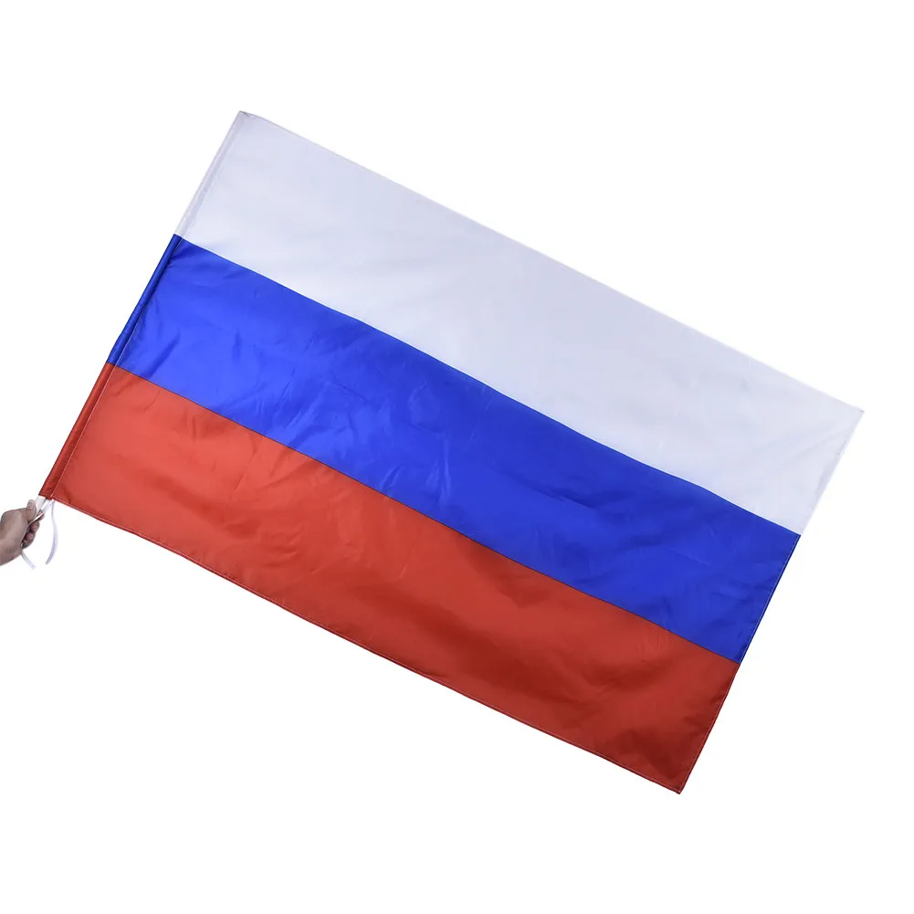 Botão de bandeira russa bandeira da federação russa branco azul