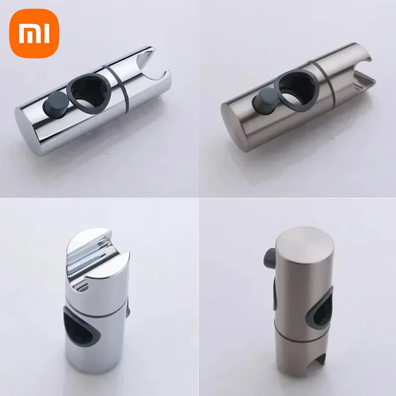Xiaomi Shower Head Holder Adjustable 18~25mm ABS Chrome Shower Rail Holder Bathroom Accessories Shower Mounting Brackets 6