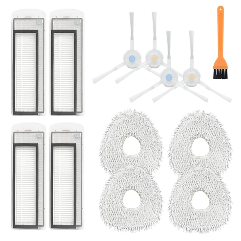 

Side Brush Filter And Mop Cloth Replacement Accessories For NARWAL T10 NARWAL T10