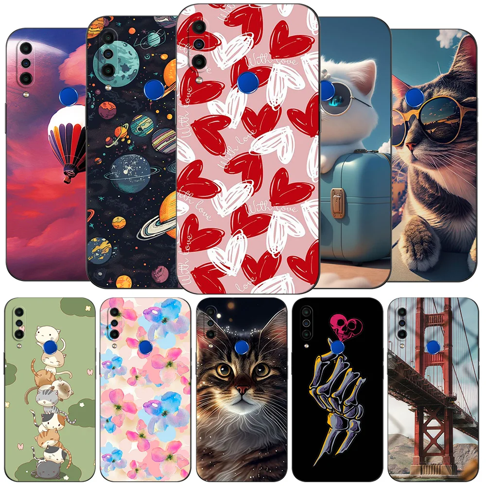 Для Meizu M10 задняя крышка для Meizu M 10 MeizuM10 искусственная оболочка 6,5 дюймов мягкая Кремниевая искусственная кожа интересный дизайн