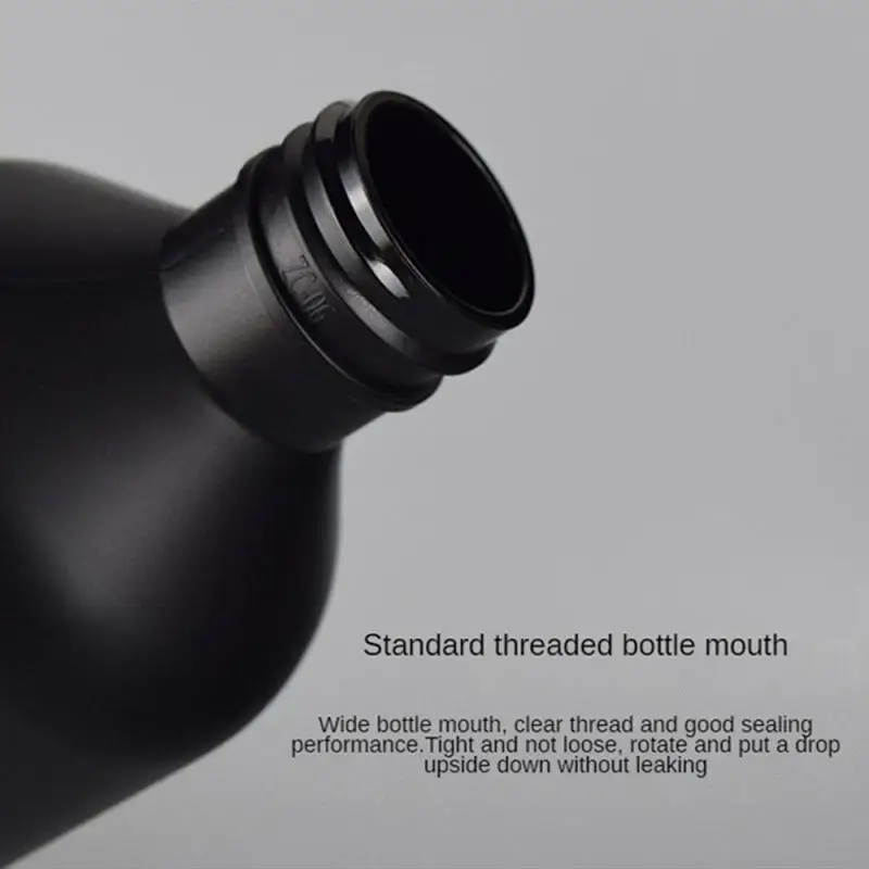 1/3/5Pcs Matte Black 300/500ml Soap Bottle Liquid Soap Dispenser Refillable Empty Shampoo Conditioner Container Bathroom Supplie 4