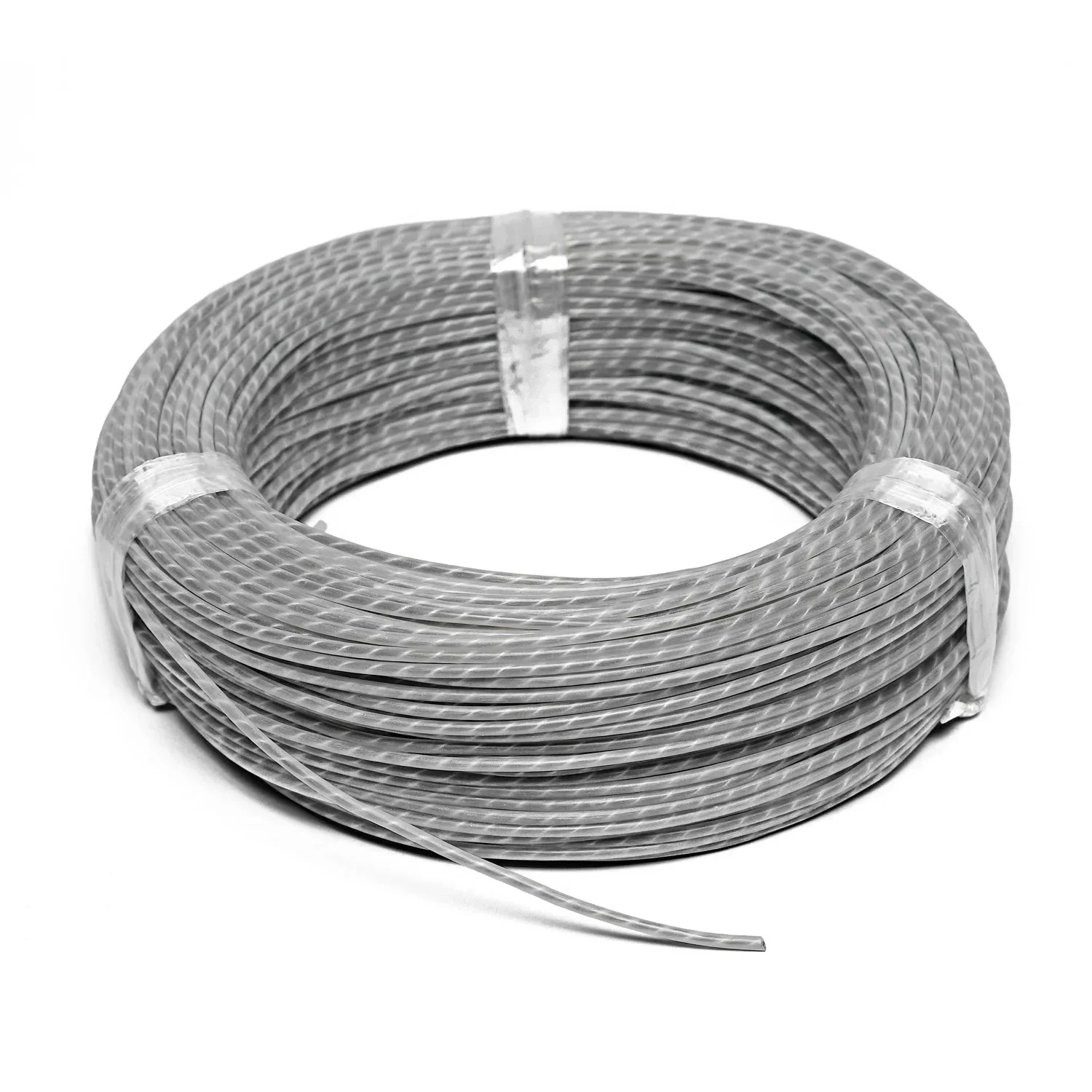 Electric Heating Wire Electric Underfloor Heating Upgraded heating cable transparent floor heating wire 100m 12K 33 ohm / M carbon electric cable