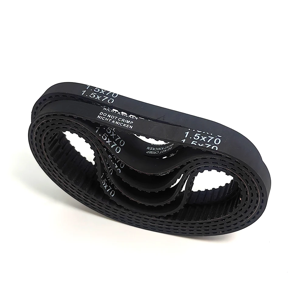 드라이브 타이밍 벨트 1.5x70 고무 타이밍 벨트 70 톱니 329.70mm 폭 6/10/12/15mm