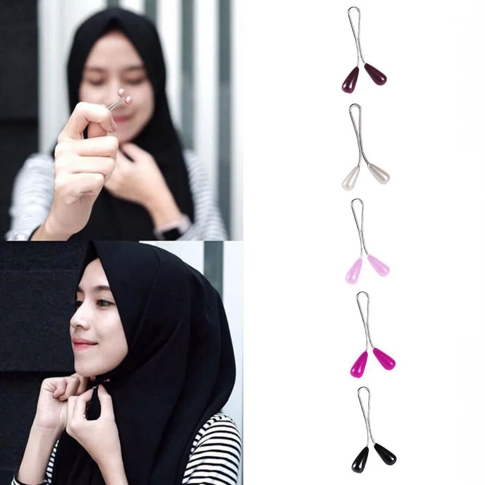 Islamic Hijab Accessory Set - Decorative Brooch Pins & Underscarf For Abaya & Head Scarves 4 thumbnail image