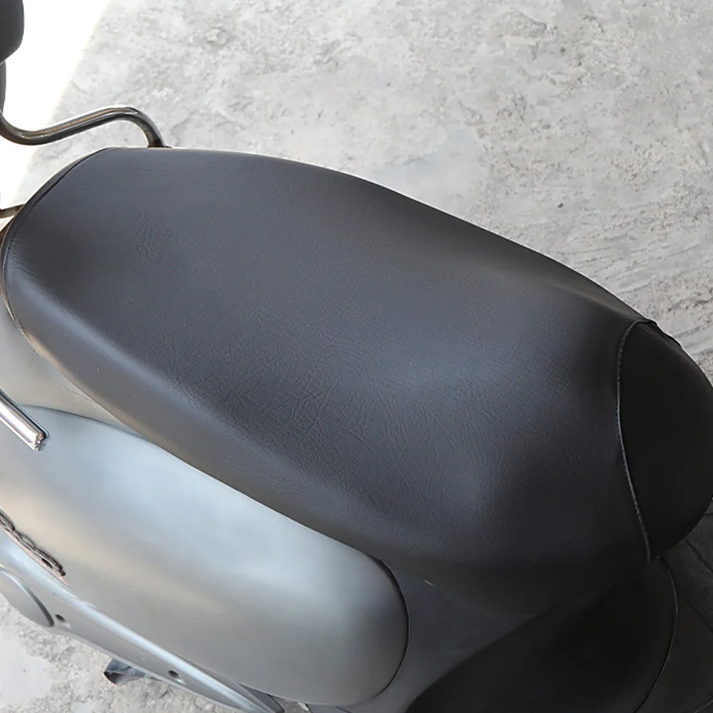 1Pc 92x55CM Motorcycle Seat Cover Leather Waterproof Dustproof Sunscreen Motorbike Scooter Cushion Seat Cover Protector For Motorcycle Seat Covers