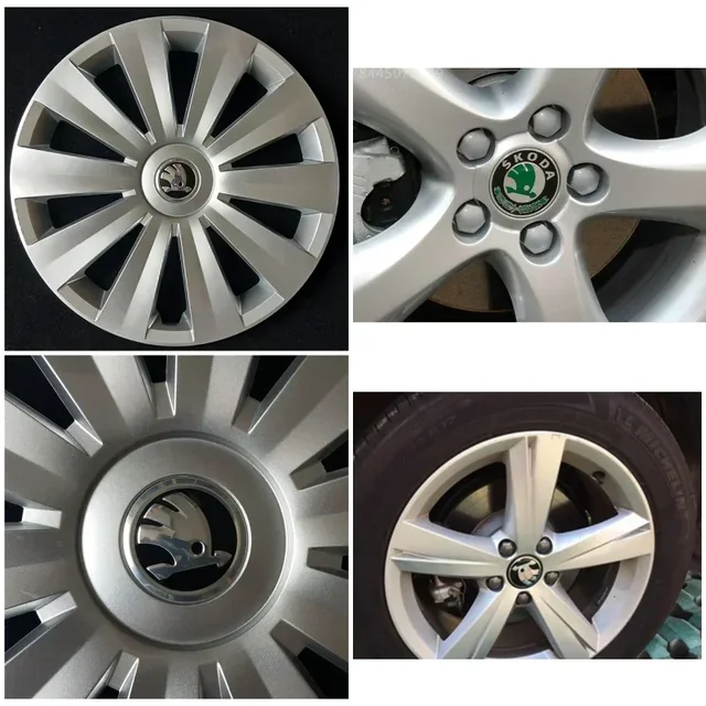 Skoda Wheel Center Caps 6