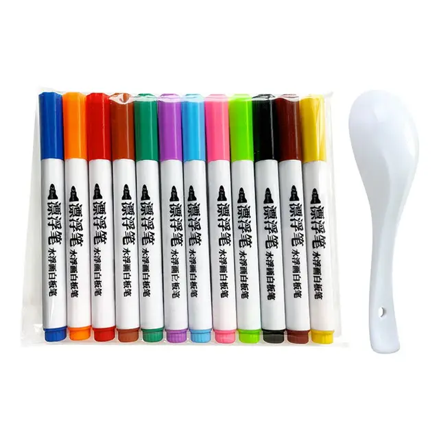 12 colors with spoon