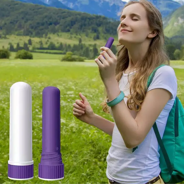 Alvó Orrpálcás Hordozható Orr -Inhaláló Növényi Illóolajokkal Javítja A Légző Orrbotok Ajándékot Karácsonyra - Image 4