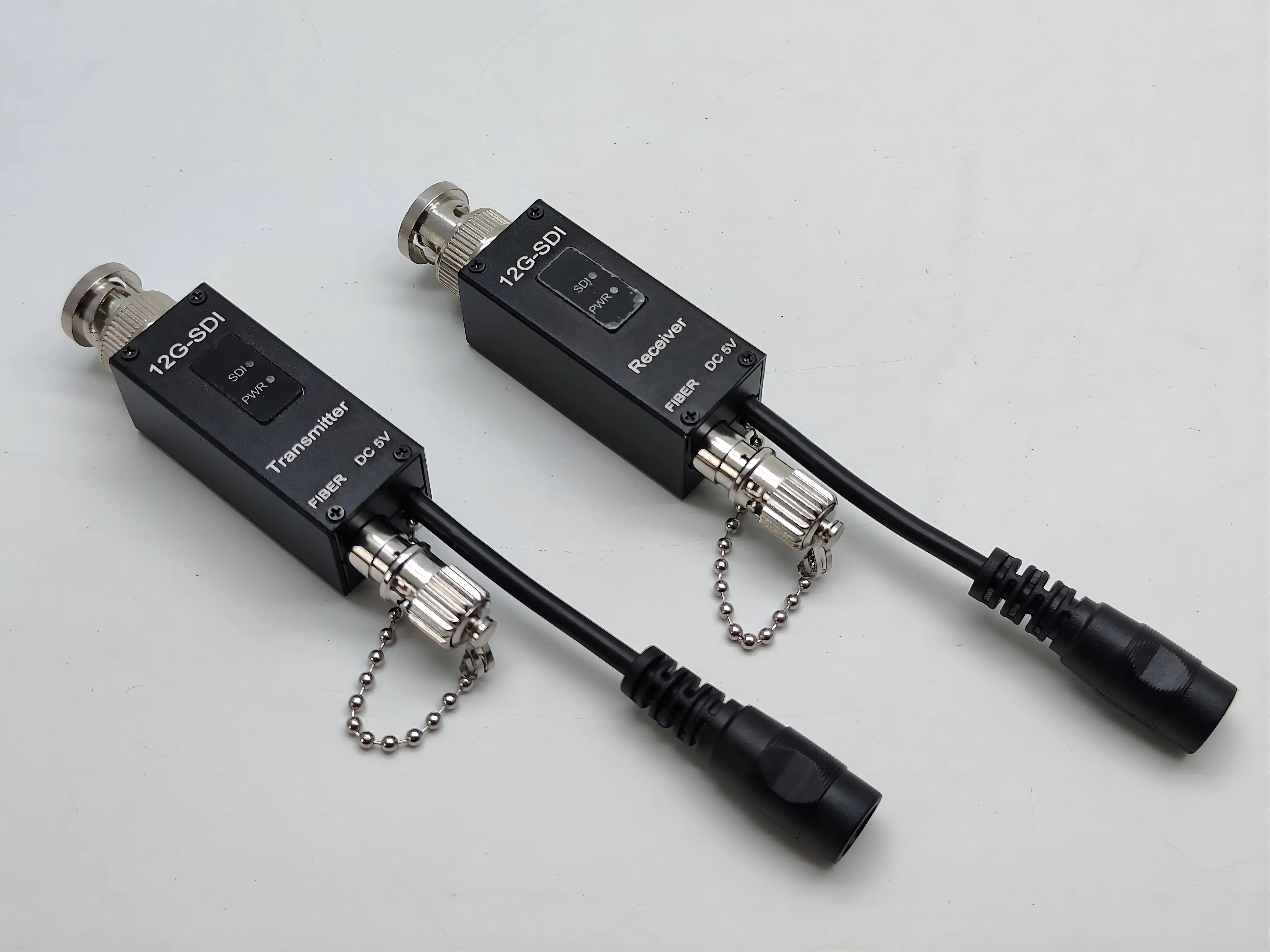 TV Studio Equipment Camera 10KM Mini 12GSDI Video ASI to Optical Fiber Converter