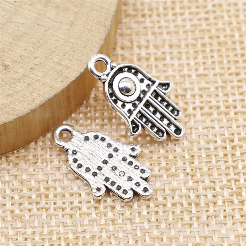 

Men Accessories Hand Palm Charms Jewelry For Men 20x12mm 10pcs