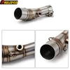 Motorcycle Exhaust Link Pipe Adapter for HONDA Forza250 Forza300 NSS250 NSS300 2018-2020 Connect 51mm Exhaust Escape MotoMuffler