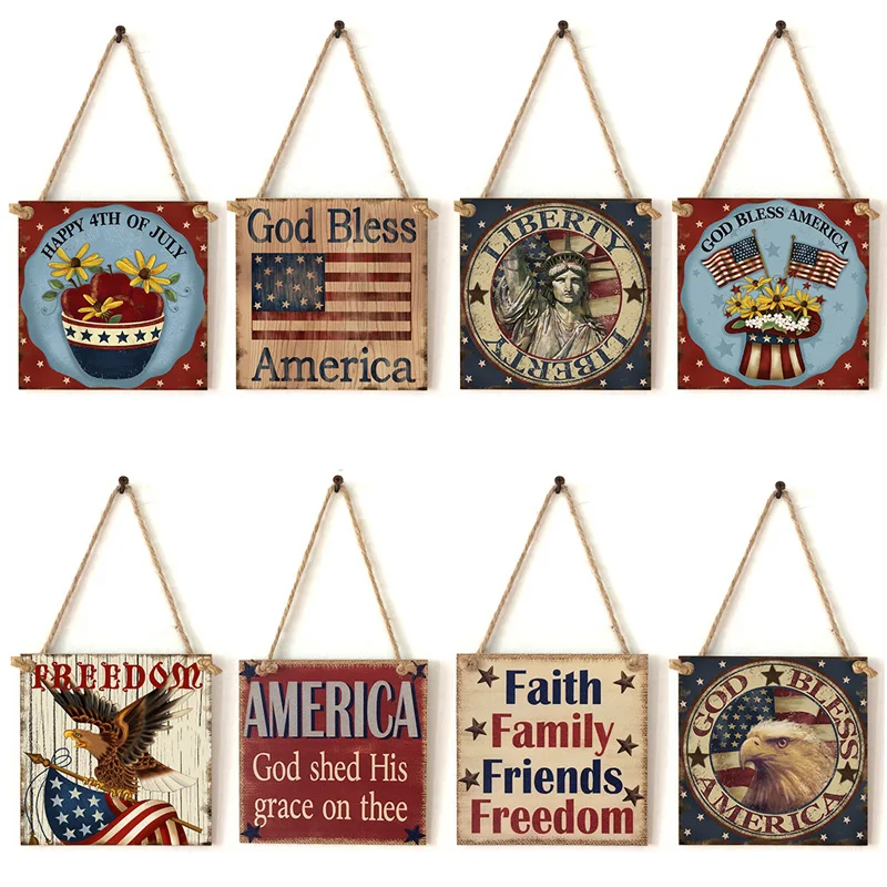

American Decor Home Wooden Signs Home Wooden Wall Plaques Wooden Art Home Decor Friendship Wooden Pendants Home Wall Decorations