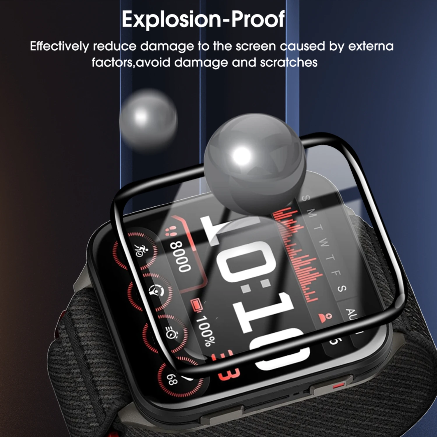 1-10Pcs 3D Full Edge Smartwatch Screen Protector for VenuX1 Protection Soft Protective Film Cover for Garmin Venu X1 Accessories