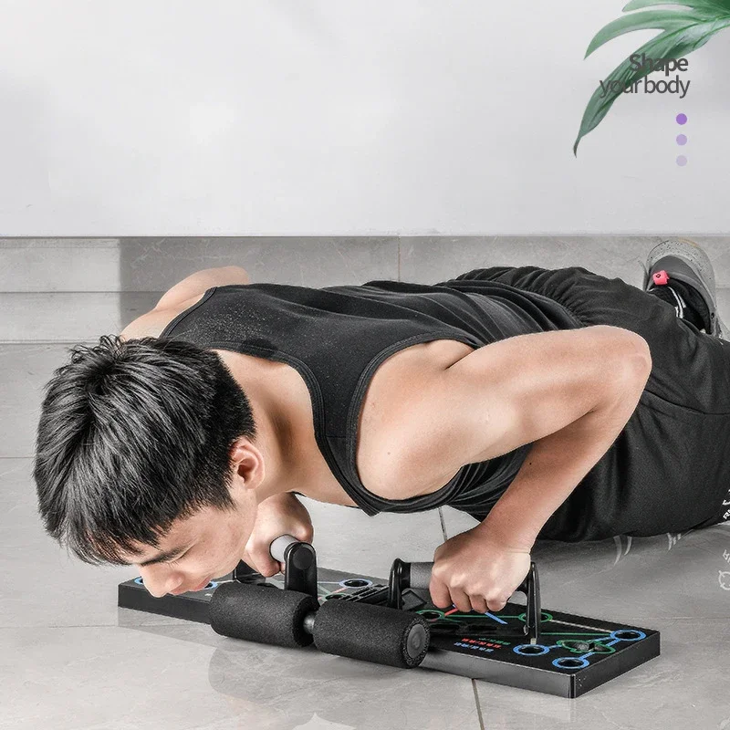 3 in 1 Sit Up Bar Assistant Push-up Bracket Abdominal Chest Muscle Push Up Training Board