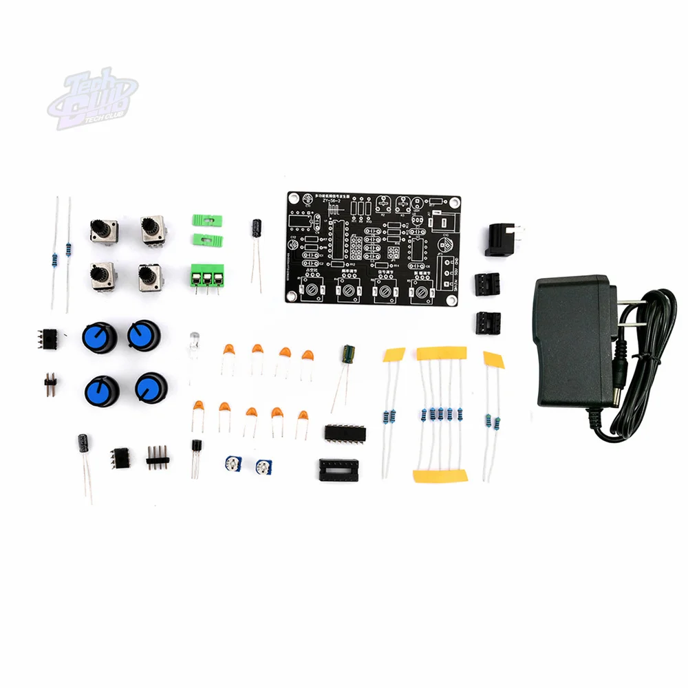 ICL8038 Multi-Function Low-Frequency Signal Generator Multi-Waveform Welding Exercise Electronic Circuit Experiment DIY Kit signal generator signal generator kit