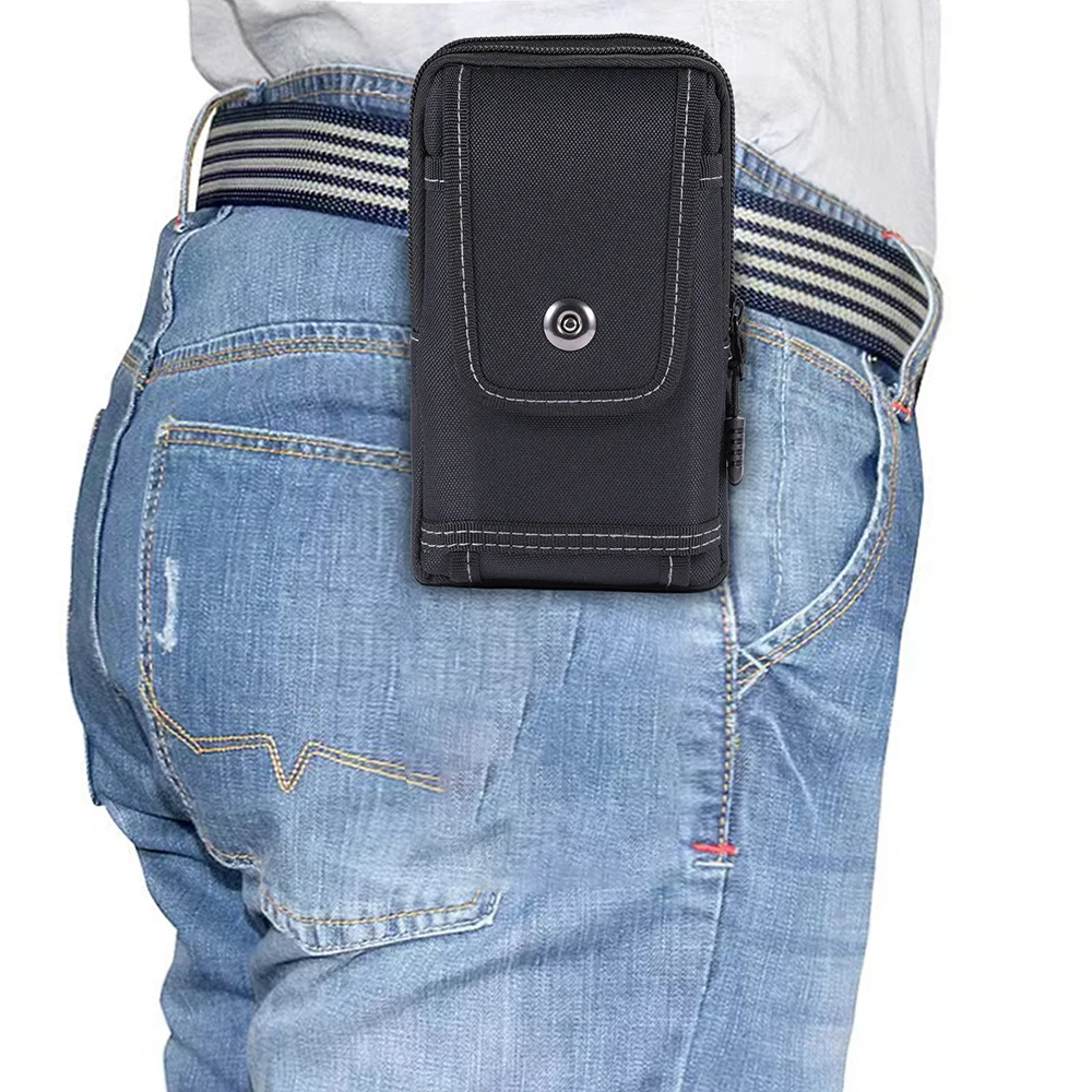 Taktische Molle Tasche Sport Gürtel Taille Tasche Männer Doppel Schicht Handy Tasche Camping Jagd Fanny Pack Utility EDC Pack – Detail 11