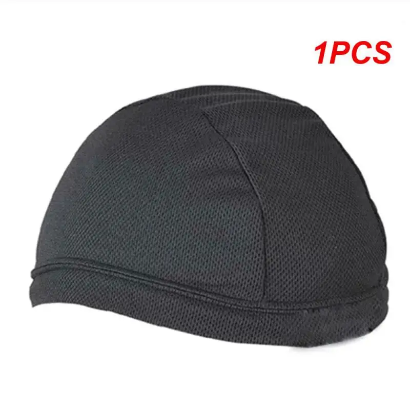 

1PCS Motorcycle Quick Hat Helmet Inner Moisture Wicking Cooling Skull Helmet Inner Liner Beanie Dome Quick