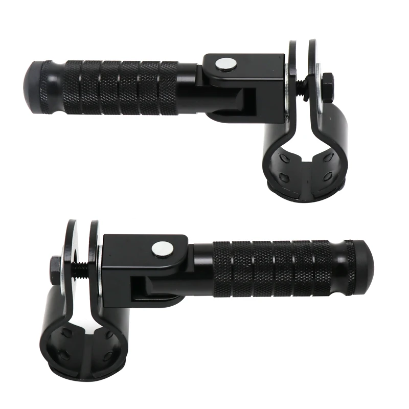 Alconstar CNC Aluminum Motorcycle Part 8mm Universal Pedals Folded