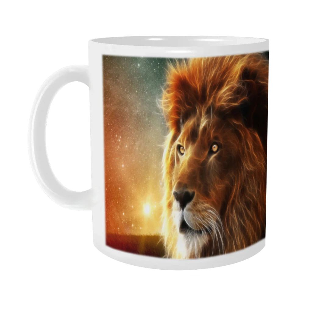 

Animal Lion Ceramics Coffee Mugs Tea Cup Milk Cups Gifts Drinkware Coffeeware