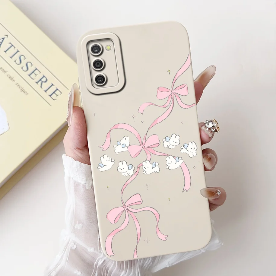Sunflower Bowknot Matte Soft Silicone Case Cover - Fashionable Design with Enhanced Protection
