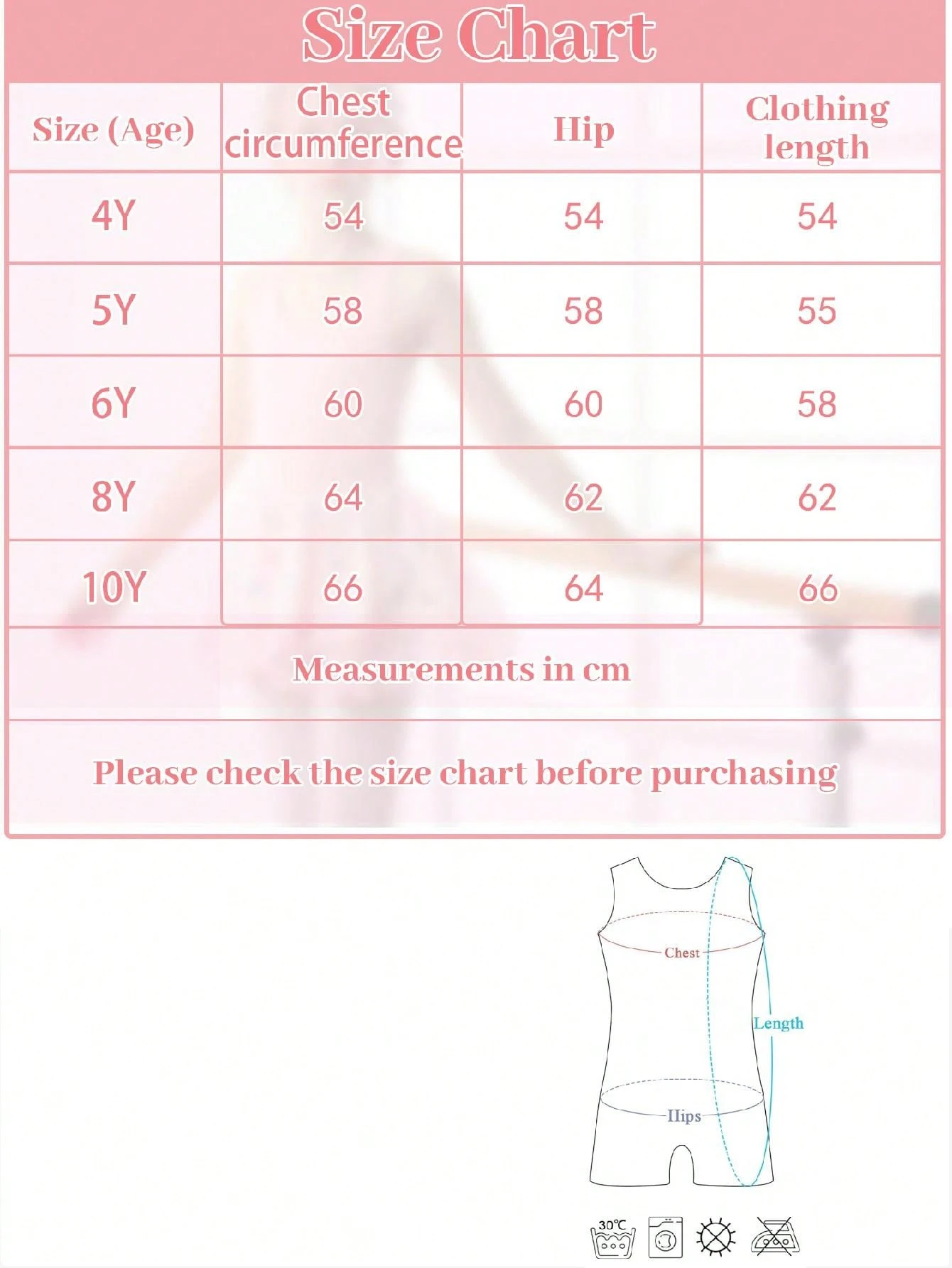 Mädchen-Gymnastik-Trikot für Kinder, dehnbar, Batikmuster, ärmellos, Tanzanzug für Ballett, Tanz, Outfits, Training – Detail 1