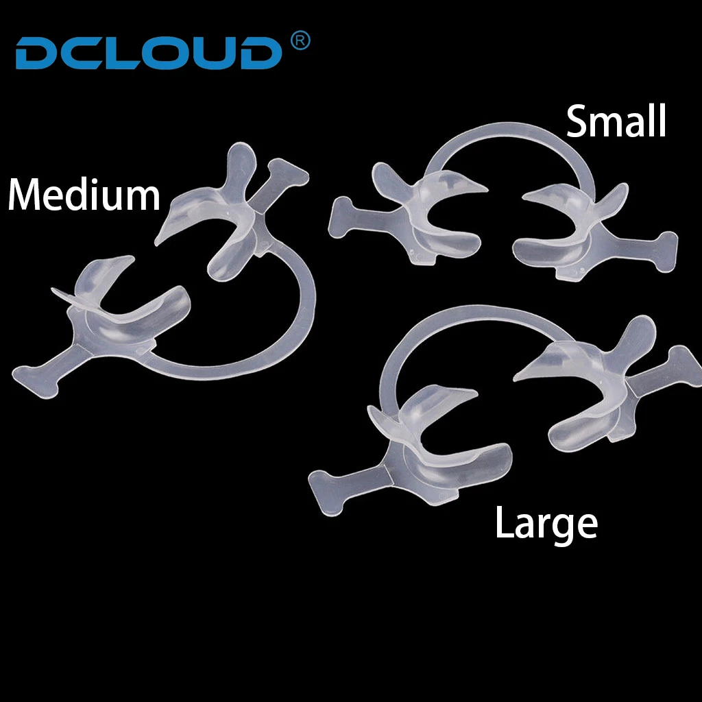 1Pc Dental Cheek Retractor C Shape With Handle Mouth Opener Expander Orthodontic Intraoral Cheek Lip Retractor Dentist Accessory