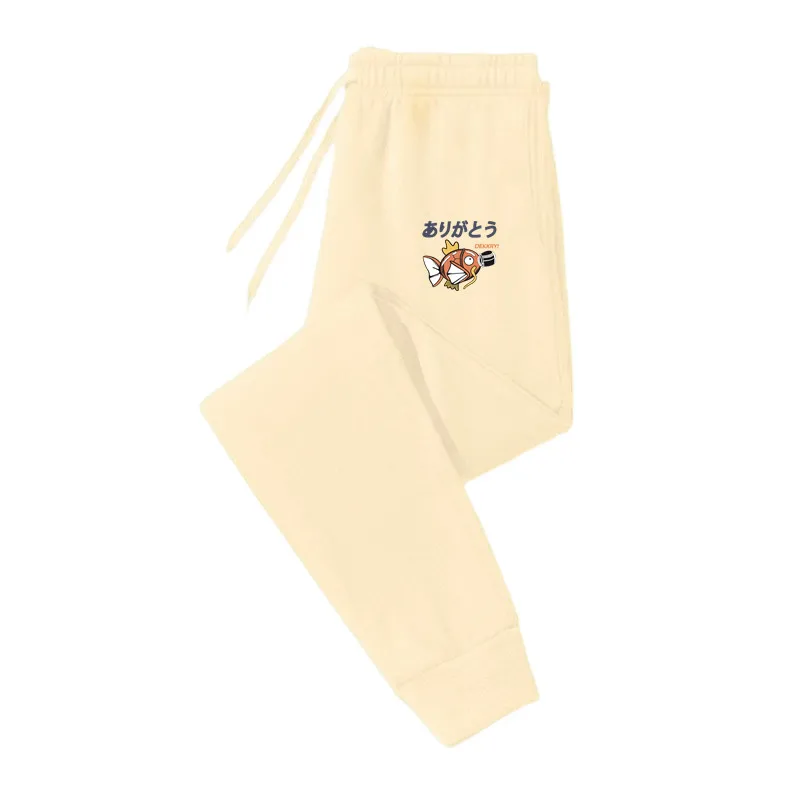 spring and autumn men's and women's casual sweatpants fashion sports pants youth loose bunched feet pants youngla hombre