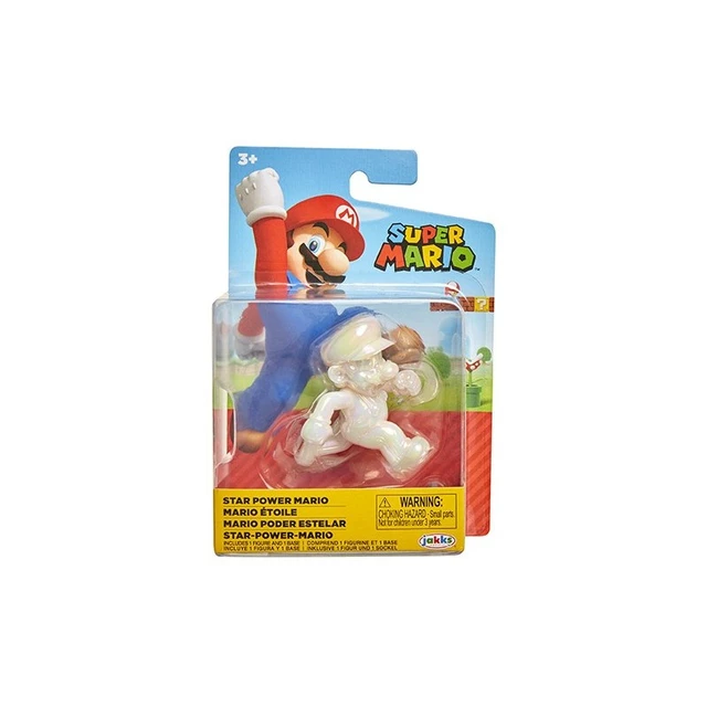 NITENDO SUPER MARIO - SET FIGURINE MARIO STAR POWER 10 CM