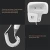 High Power Wall Mounted Hotel Hair Dryer No Punch Negative Ion Fast Drying Home Bathroom Hot Cool Air Lightweight Hair Blower 4