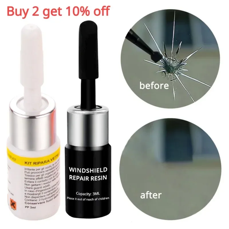 

Car Windshield Cracked Repair Tool Vehicle Casement Fix Glue Glass Curing Glue Auto Glass Scratch Crack Restore Car Tools