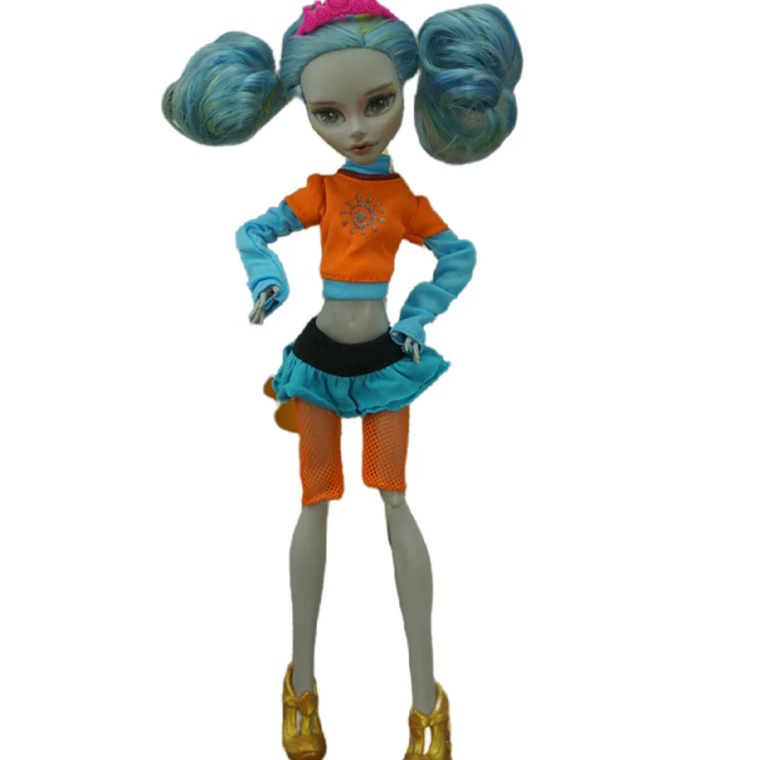 Doll Personality Clothes Monstering High Doll Handmade Quality Clothing Set Outfit Decors Slim Body 1/6 Doll Cute Clothes