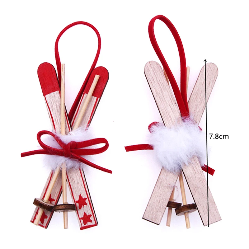 

1Pc Christmas Tree Pendant 1:12 Dollhouse Miniature Sleigh Model Xmas Gift Decor Toy Doll House Accessories Toy