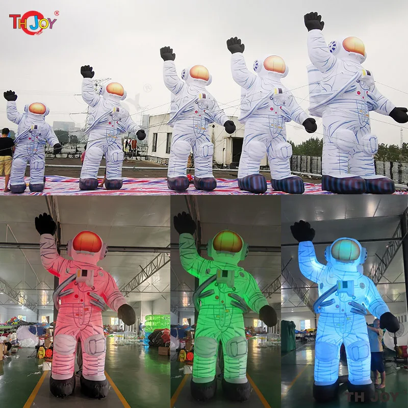 

Free Air Shipping 6m 20ft tall Outdoor Giant Inflatable Spaceman Inflatable Astronaut with led light for advertising