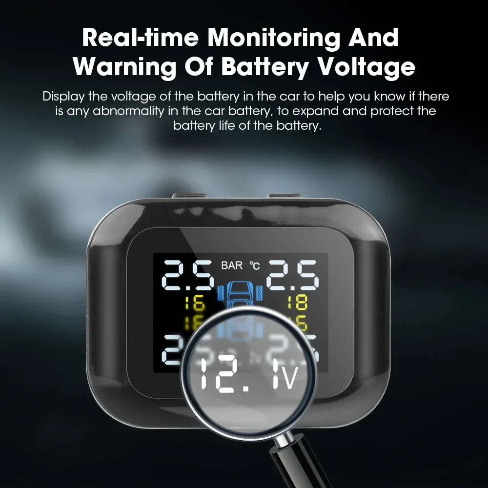 TY09 Smart TPMS Car Tire Pressure Alarm