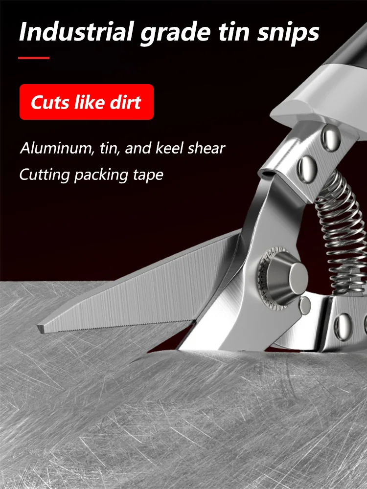 Stainless Steel Scissors Precision Metal Cutting PVC Pipes, Durable, Rust Proof, And Long-Lasting Cutting 3