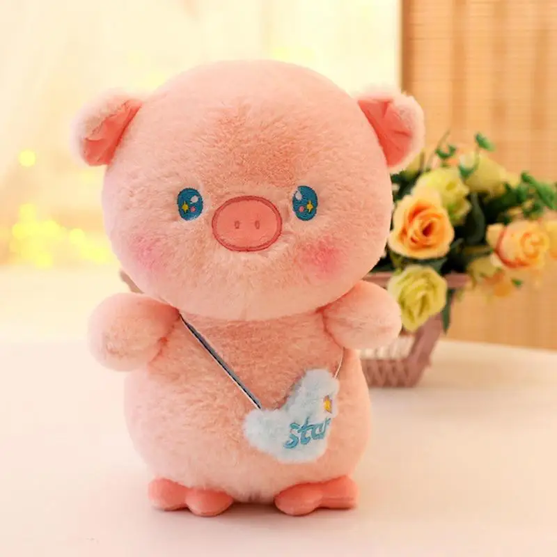 

Симпатичная плюшевая игрушка в виде свиньи, набивная подушка в виде животного, плюшевая кукла для детей, подарки на день рождения
