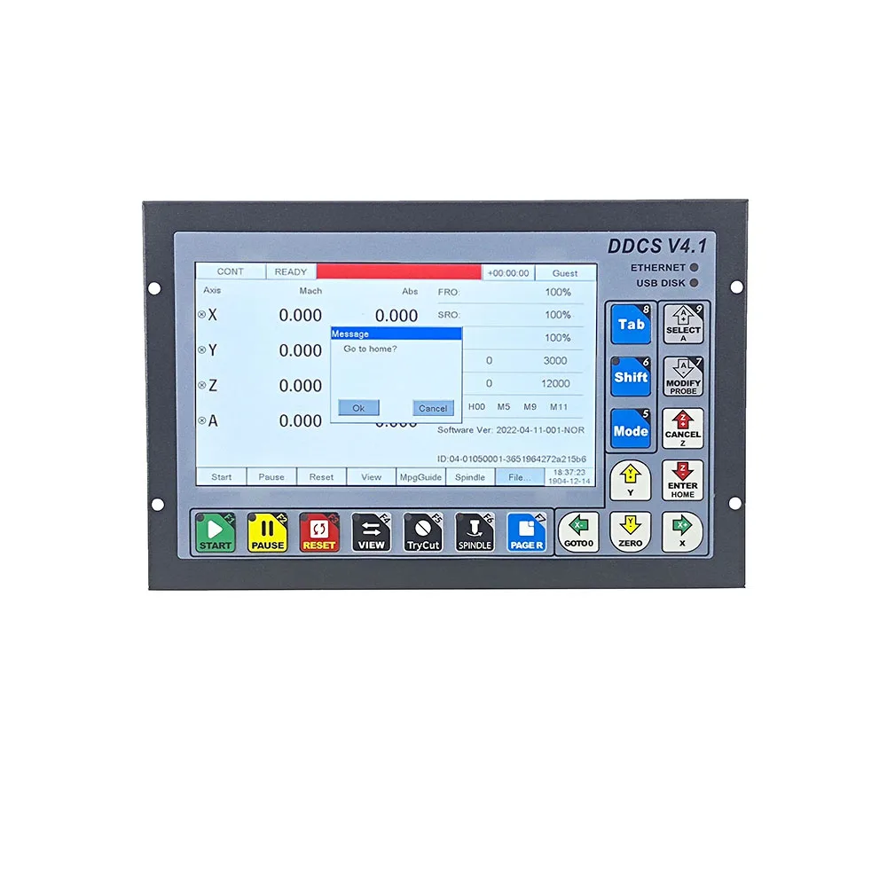 DDCS V4.1 Standalone Motion Controller Offline Controller Support 3/4 Axis USB CNC Interface laser engraving controller Replace Mach3