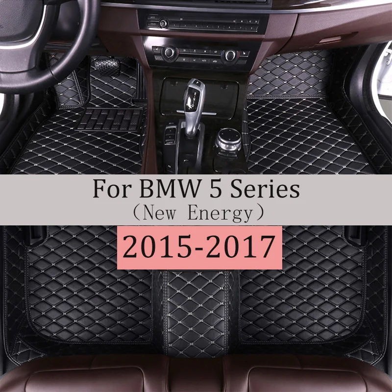 Tappetini Per Auto In Pelle Personalizzati Per Bmw Serie 5 New Energy 520E 530E 545E 2015 2016 2017 Tappetini Per Tappeti Per Automobili