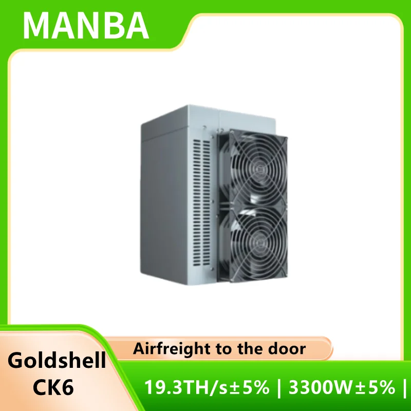 

Goldshell CK6 Nervos Network Super Computing Server New Upgrade, To the Next Level 19.3TH/s±5% | 3300W±5% | 0.17W/M